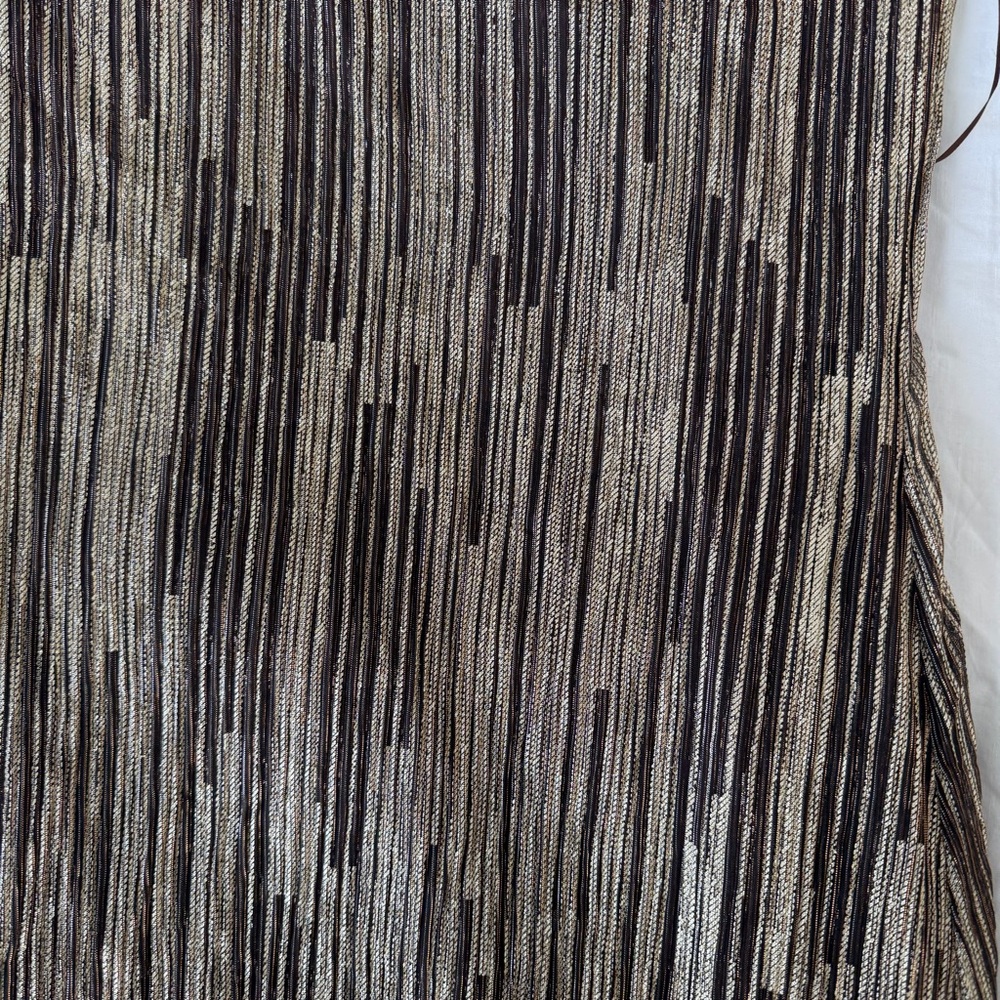 12th Tribe Prism Metallic Halter Maxi Dress Size M - Picture 5 of 6